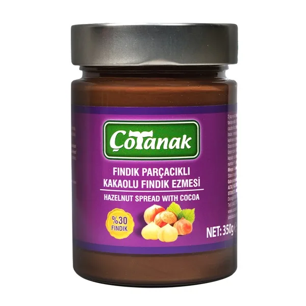 Fındık Parçacıklı Kakaolu Fındık Ezmesi 350 Gr - Görsel 2